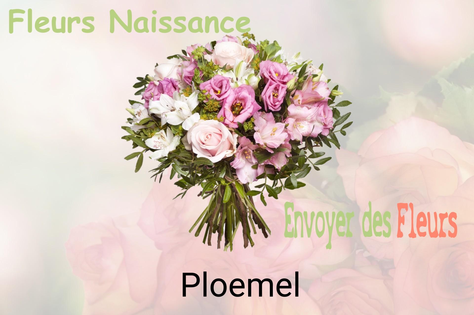 Bouquet de fleurs de naissance livré à Ploemel